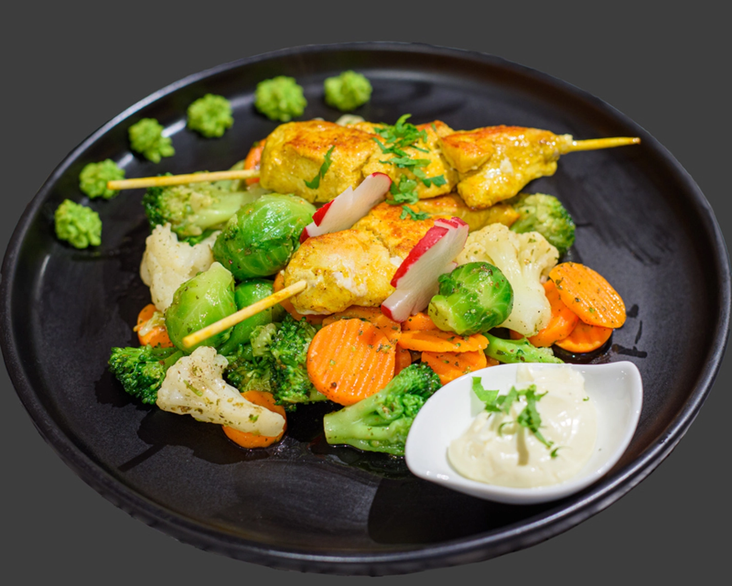 Champions Restaurant und Sportsbar - Genießen Sie frisch zubereitete Speisen, kühle Getränke - Hähnchenspieße